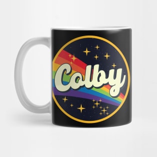 Colby // Rainbow In Space Vintage Style Mug